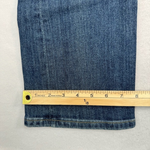 Fabrizio Ganni Bootcut Jeans Womens Size 2 Dark Blue Mid Rise - Picture 12 of 13